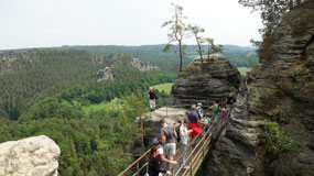 Bastei Bridge - the castle