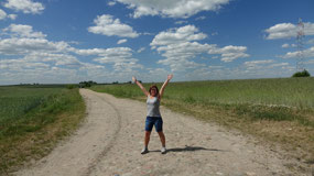 Driving through Poland - we have a break