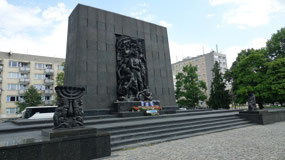Warsaw - Memorial of the Warsaw Ghetto uprising