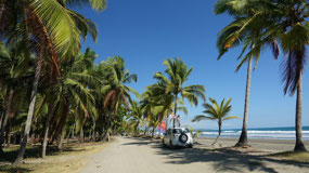 Playa Esterillos - that's beachfront parking