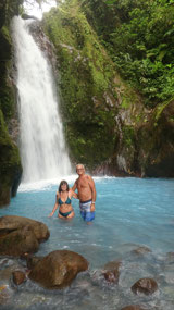 Blue River - with the falls