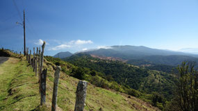 Scenic Drive: we are looking to the Poas Volcano