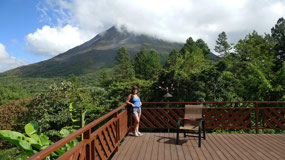 Arenal Observation lodge - and the volcano