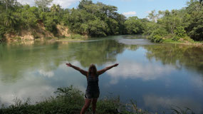 San Ignacio - Mouth Branch Park, the rivers meet