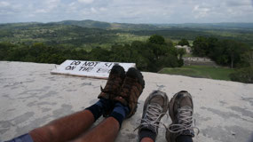 Xunantunich - that is us