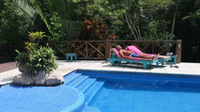 Tikal - pool and relax time