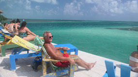 Caye Caulker - relaxing in the sunshine