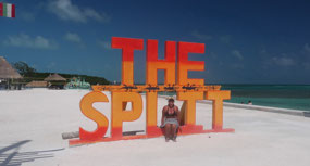 Caye Caulker - we are at the Spitt
