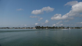 Tobacco Caye - heading towards Dangriga