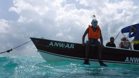 Caye Caulker - time to jump in