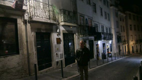 Lisbon - Alfalma at night