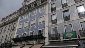 Lisbon - tiled houses