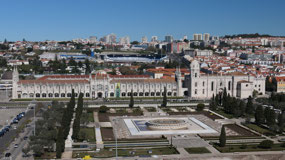 Lisbon - view on the monastery