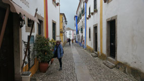 Obidos - narrow long roads