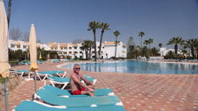 Tavira - at the big pool