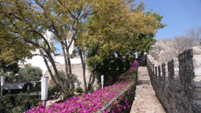 Tavira - on the walls of the Castelo