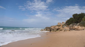 Los Canos de Meca - along the beach