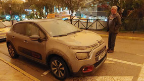 Gibraltar - can you believe our dirty car