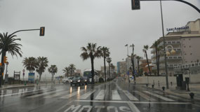 Bemalmadena in the rain