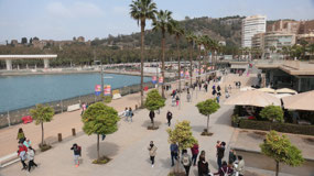 Malaga - along the waterfront