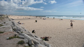 Costa da Caparica - enjoying the sun