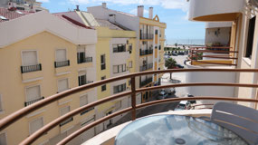 Costa da Caparica - view from our balcony