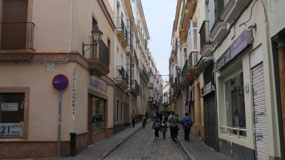 Cadiz - narrow roads