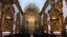 Faro - Igesja do Carmo - lots of gold here