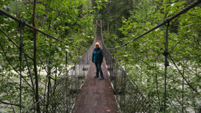 Cat Cheak Rec Site - at the suspension bridge