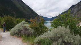 Seton Lake - enjoying a break