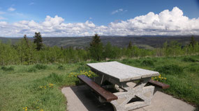 through BC's interior - stop at a viewpoint