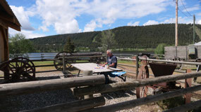 McLease Lake - coffee time