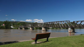 Quesnel - at the old bridge