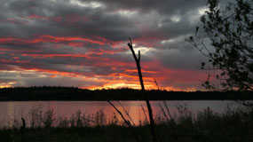 100 Mile Lake - sunset