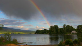 Burns Lake - another rainbow