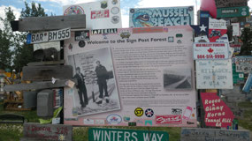 Watson Lake sign posts - how it started