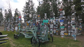 Watson Lake sign posts - some cool machines