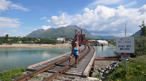 Carcross - at the old train bridge