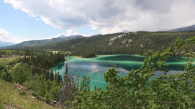 Emerald Lake - the most beautiful lake in the Yuko