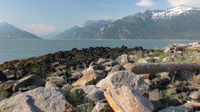 Haines - amazing black rocks