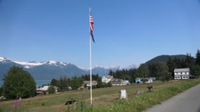Haines - Fort Seward - view over the Parade ground