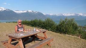 Haines - the perfect spot for supper