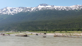 Dyea - amazing river/fjord views