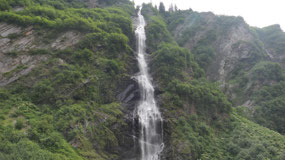Valdez - beautiful waterfalls