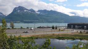 Valdez - view over to the oil refinery