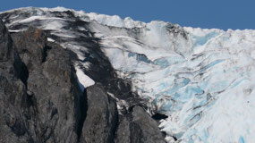 Worthington Glacier - the blue ice
