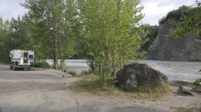 Glenn Hwy - our spot