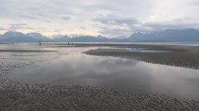 Homer - low tide walk at the spit