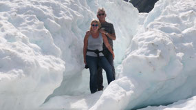 Byron Glacier - on the glacier