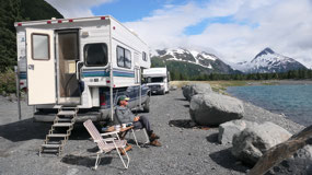 Glacier Lake Camping - amazing views